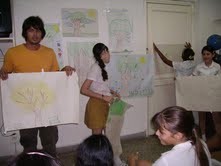 Participants Presenting their work