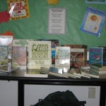 photo of the books display inside